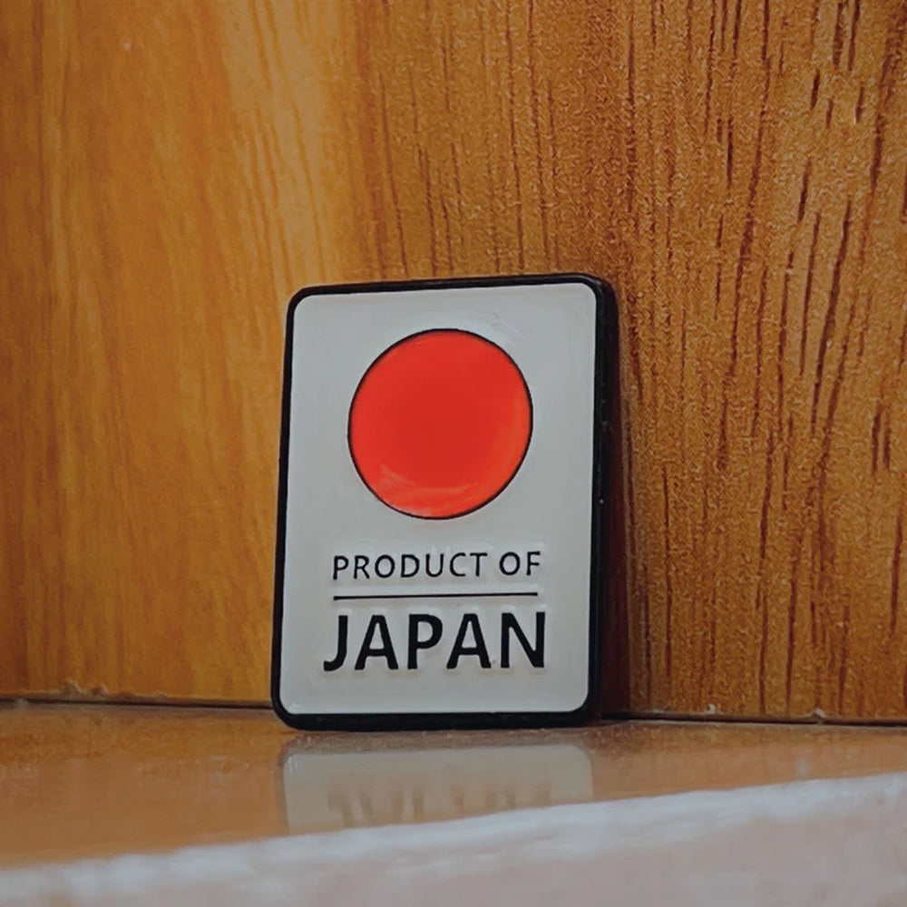 Sticky Metal Badge - Japan