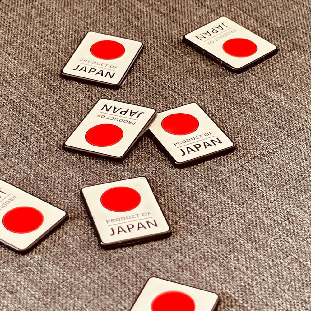 Sticky Metal Badge - Japan