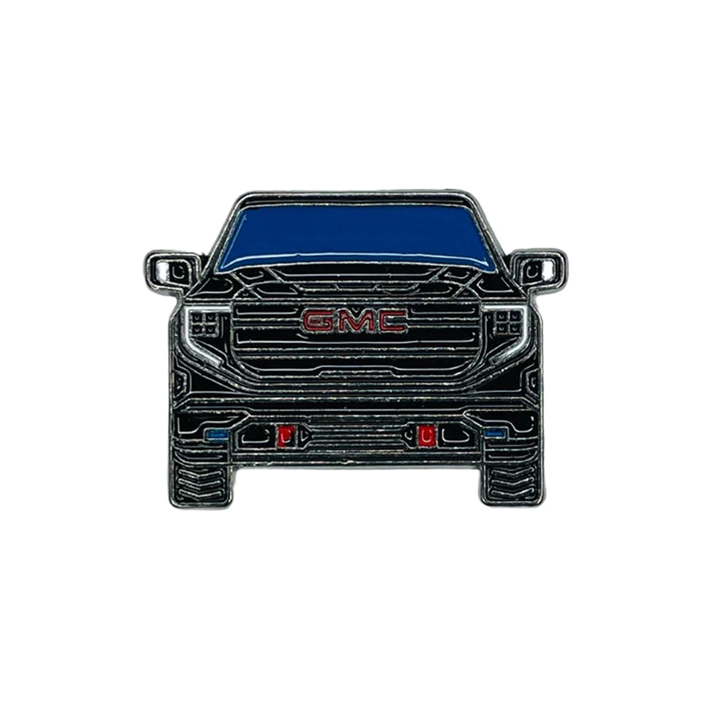 Sticky Metal Badge - GMC Black