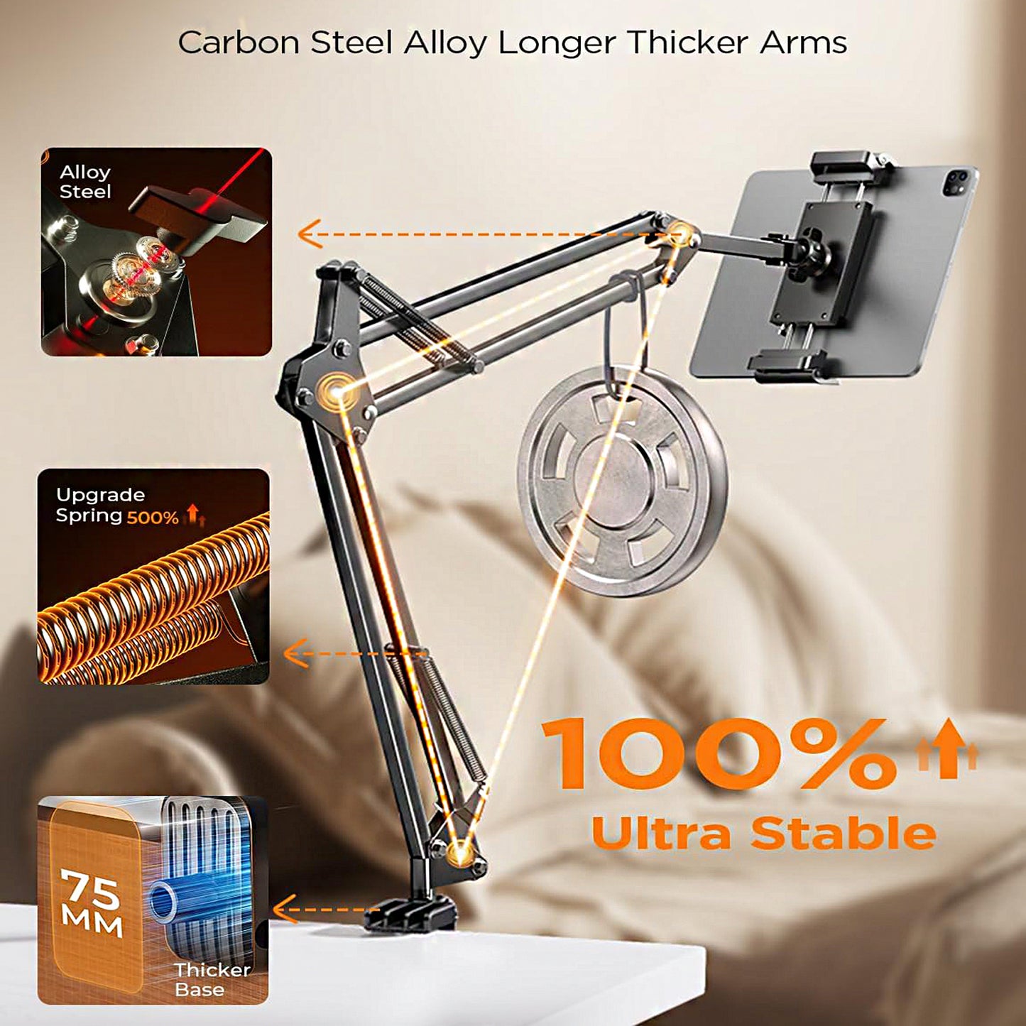 Lisen Tablet, Phone Stand for Desk
