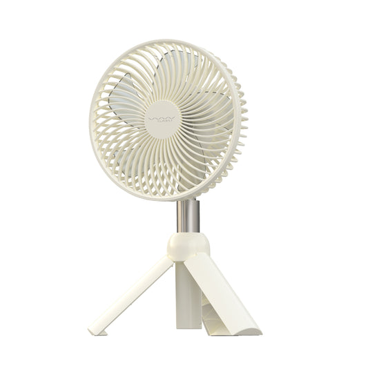 Vyvylabs D09 Multi-functional Camping Tripod Fan with LED & Hooks